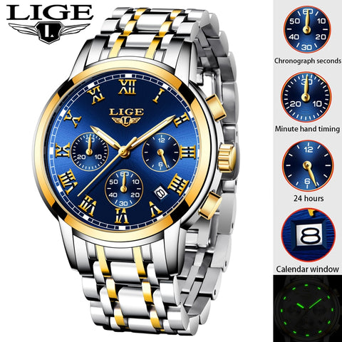 LIGE © - 9810 - Men's Watch